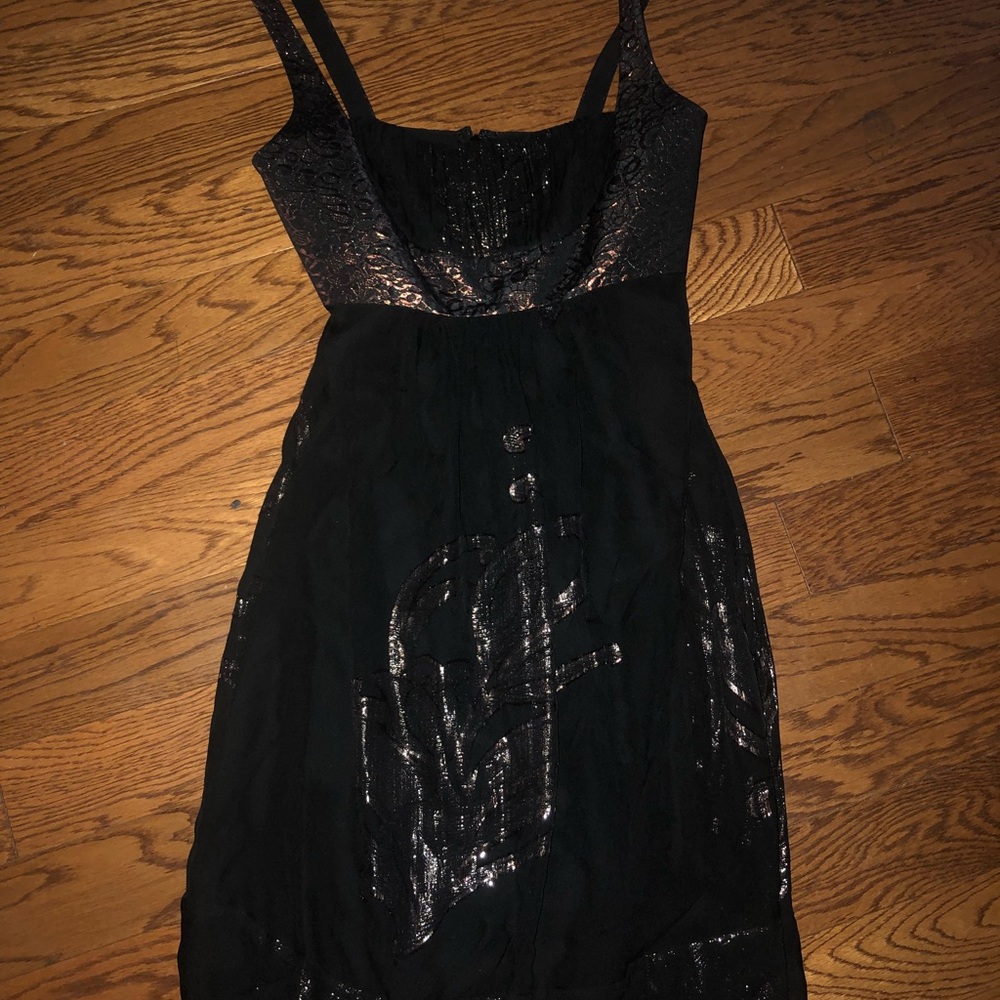 Black And Brown Party Dress